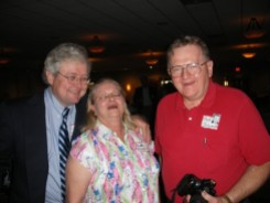 John and Brooxie Shumate with Rod Schwandt